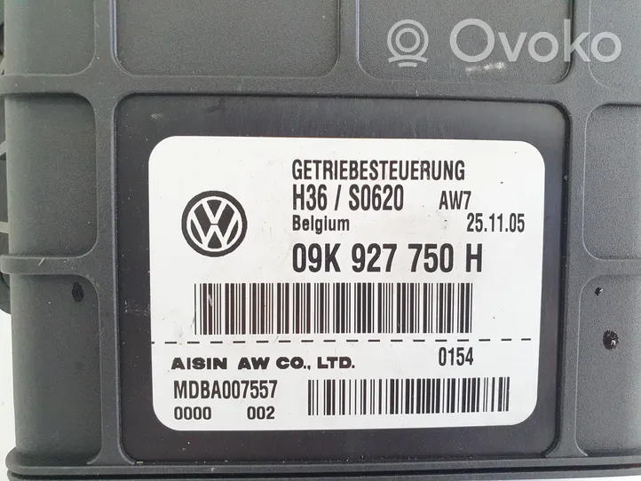 Volkswagen Transporter - Caravelle T5 Module de contrôle de boîte de vitesses ECU 09K927750H