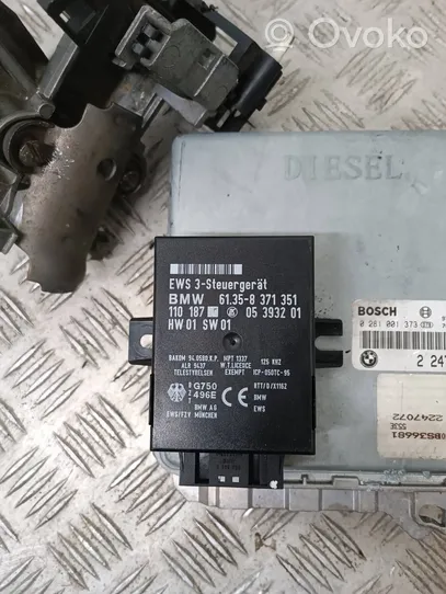 BMW 5 E39 Kit centralina motore ECU e serratura 2247072