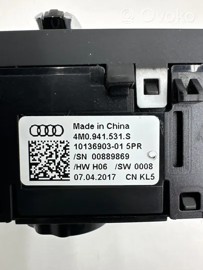 Audi A5 Interrupteur d’éclairage 4M0941531S