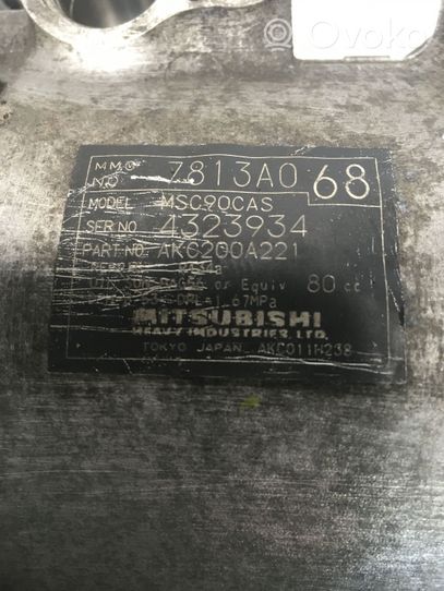 Mitsubishi Outlander Compressore aria condizionata (A/C) (pompa) 7813A068