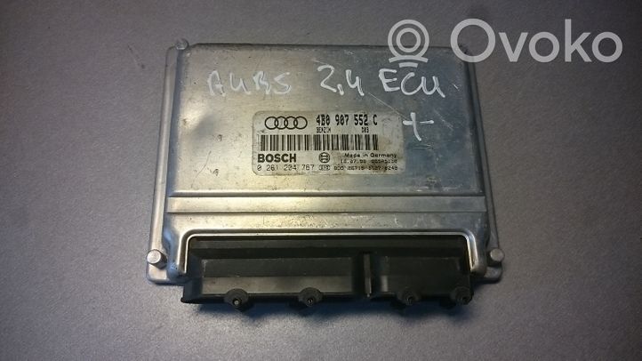 Audi A6 S6 C5 4B Moottorin ohjainlaite/moduuli 4B0907552C