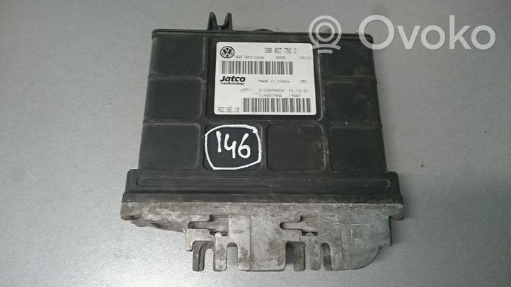 Volkswagen Sharan Pārnesumkārbas vadības bloks 09B927750C