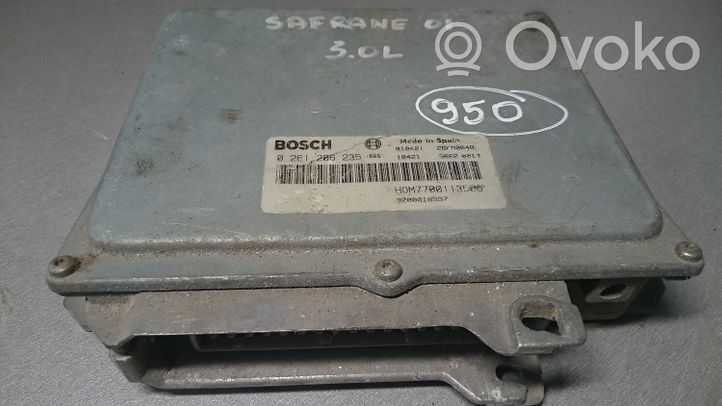 Renault Safrane Sterownik / Moduł ECU 0261206235