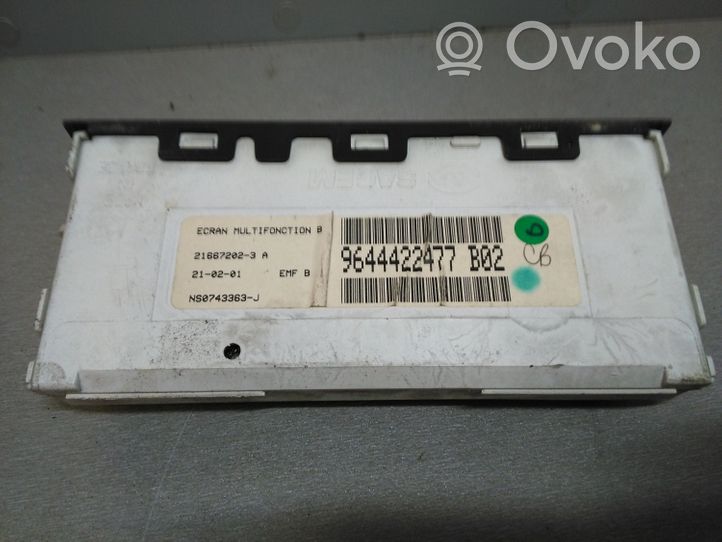 Citroen C5 Monitori/näyttö/pieni näyttö 9644422477