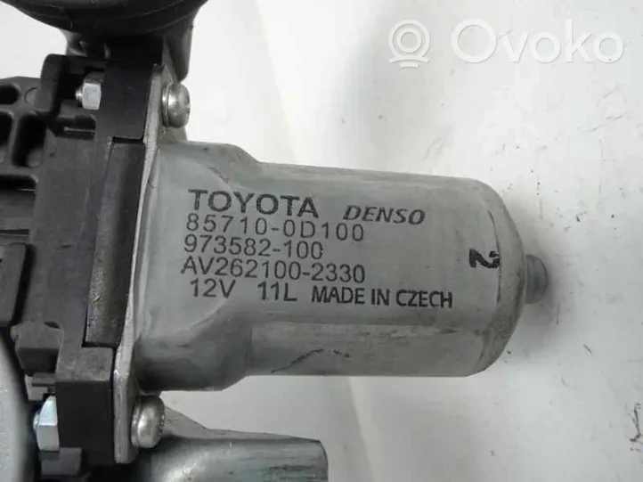 Toyota Yaris Podnośnik szyby drzwi z silniczkiem 85710-0D100