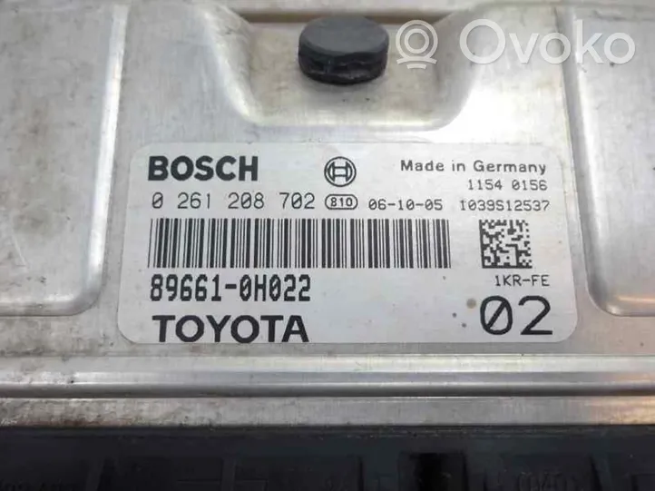 Toyota Aygo AB10 Sterownik / Moduł ECU 89661-0H022