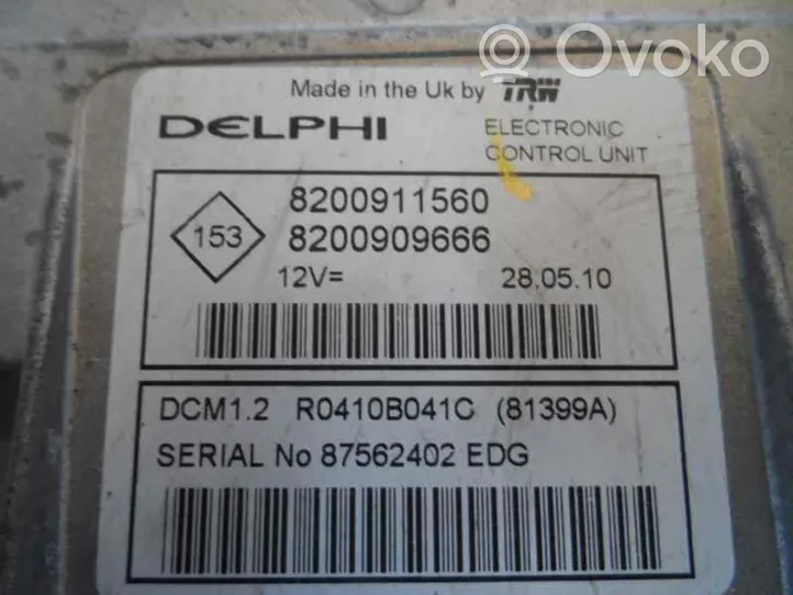 Renault Clio III Sterownik / Moduł ECU 8200909666