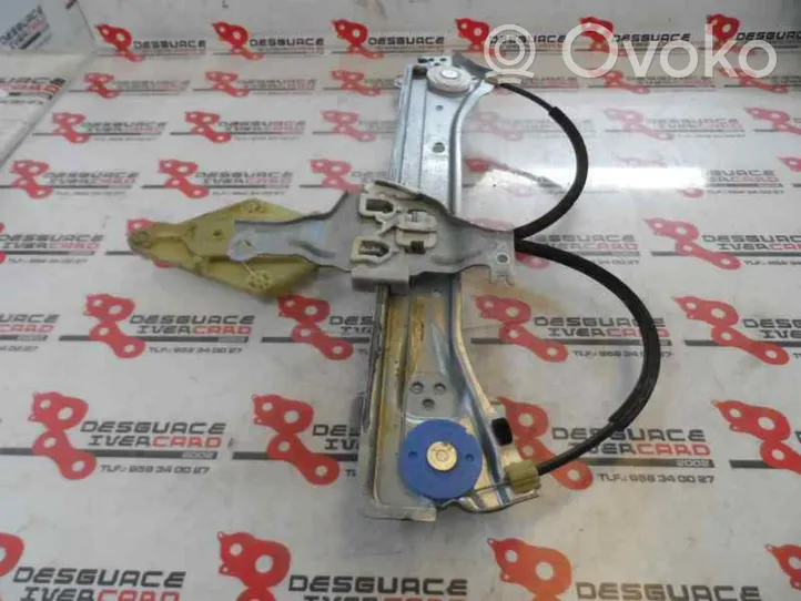 Renault Megane III Rear door window regulator with motor 