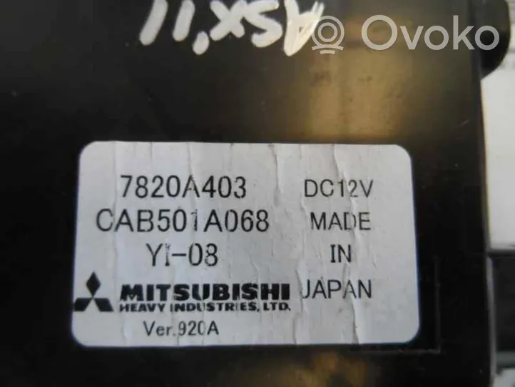 Mitsubishi ASX Ilmastoinnin ohjainlaite 