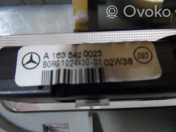 Mercedes-Benz ML W163 Apšvietimo konsolės apdaila 