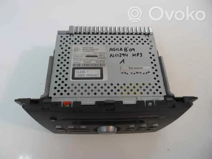 Opel Agila B Unidad delantera de radio/CD/DVD/GPS 39101-51KO