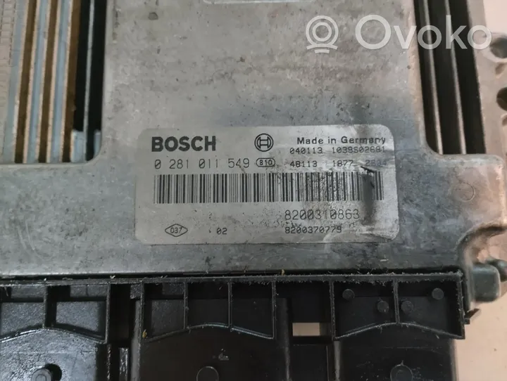 Renault Megane II Sterownik / Moduł ECU 8200310863