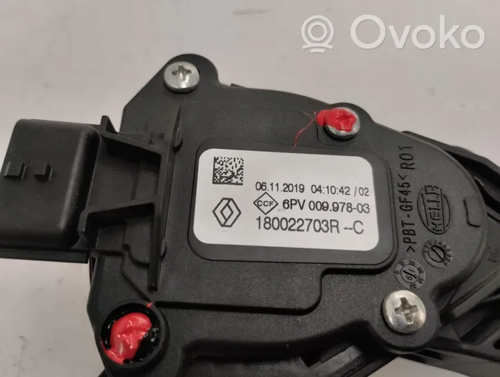 Dacia Sandero Accelerator throttle pedal 180022703R--C
