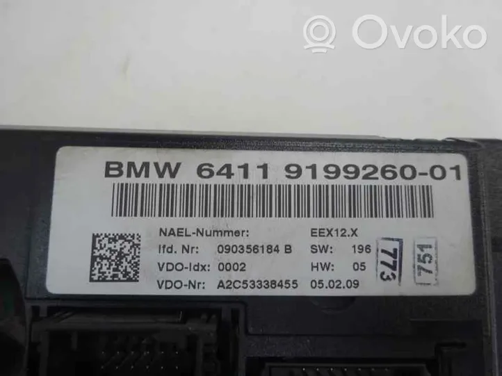 BMW 1 E81 E87 Panel klimatyzacji 