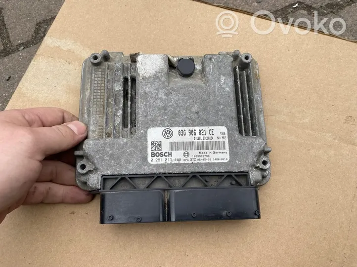 Volkswagen Eos Unité de commande, module ECU de moteur 03G906021CE