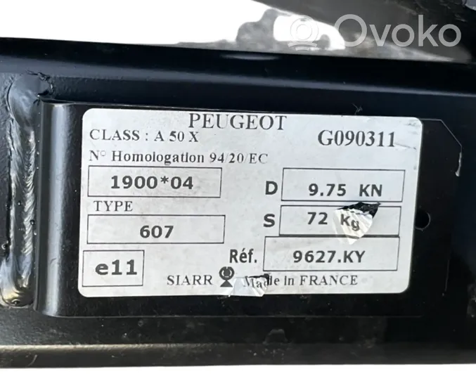 Peugeot 607 Irrotettava vetokoukku A50X