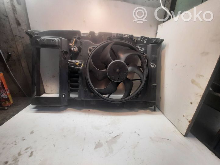 Peugeot 307 Kale ventilateur de radiateur refroidissement moteur 1858824116