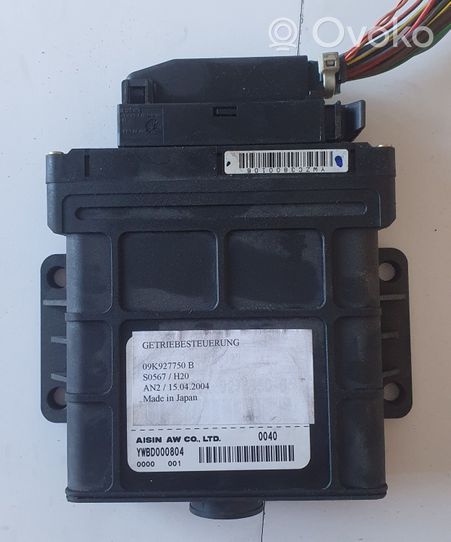 Volkswagen Transporter - Caravelle T5 Module de contrôle de boîte de vitesses ECU 09K927750B