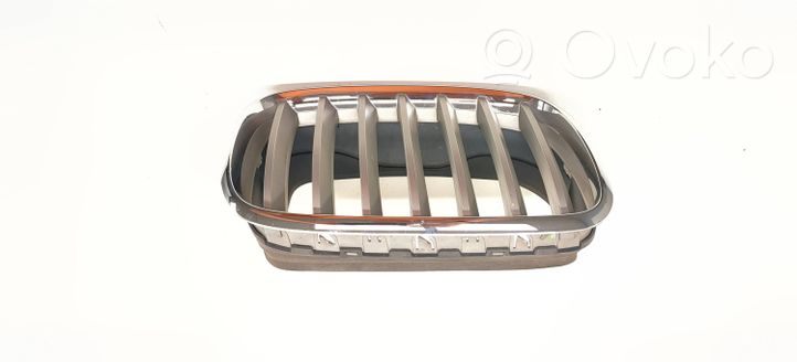 BMW X5 E70 Grille calandre supérieure de pare-chocs avant 51137171396