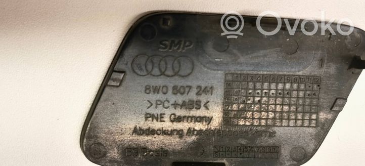 Audi A4 S4 B9 Zaślepka / Osłona haka holowniczego przednia 8W0807241