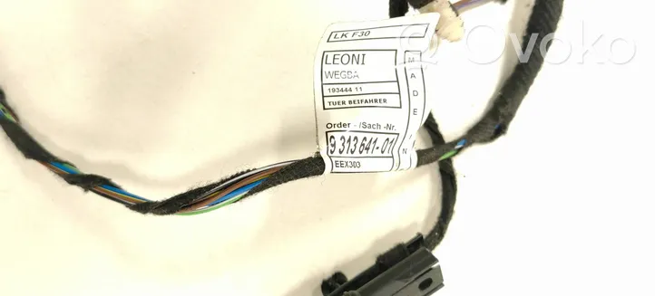 BMW 3 F30 F35 F31 Front door wiring loom 9313641