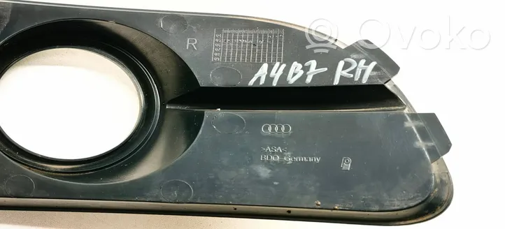 Audi A4 S4 B7 8E 8H Priešrūkinio žibinto apdaila/ grotelės 8E0807682F