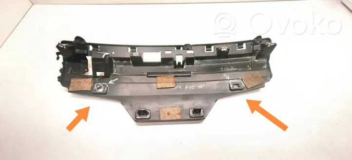 BMW 3 F30 F35 F31 Staffa di rinforzo montaggio del paraurti anteriore 51127256921