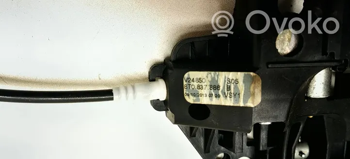 Audi Q5 SQ5 Support extérieur, poignée de porte arrière 8T0837886A