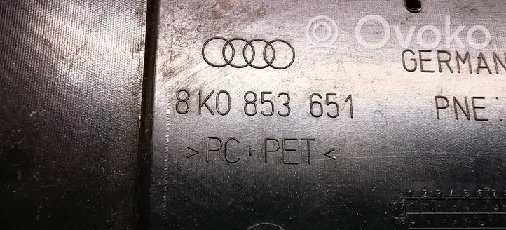 Audi A4 S4 B8 8K Griglia superiore del radiatore paraurti anteriore 8K0853651