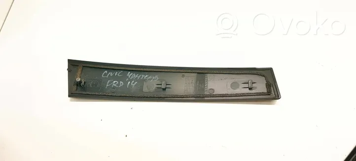 Honda Civic IX Rivestimento modanatura del vetro della portiera anteriore 72430TV0E0