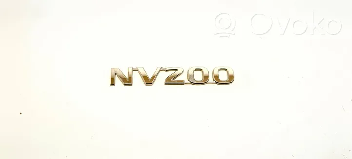 Nissan NV200 Letras de escudo/modelo de la puerta de carga 
