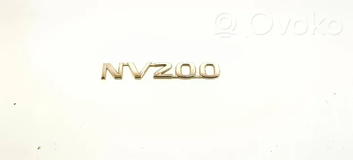 Nissan NV200 Logo, sigle, emblème de porte arrière 