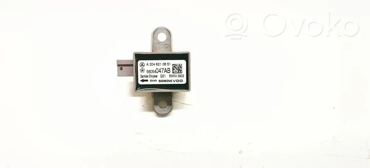 Mercedes-Benz C W204 Gaisa spilvenu trieciensensors A2048210651