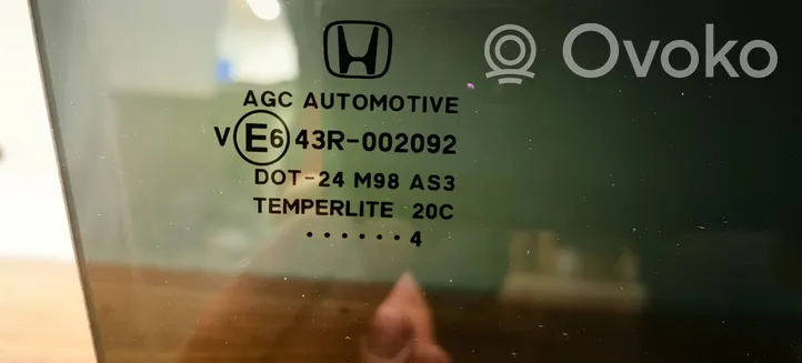 Honda CR-V Vetro del finestrino della portiera posteriore 43R002092