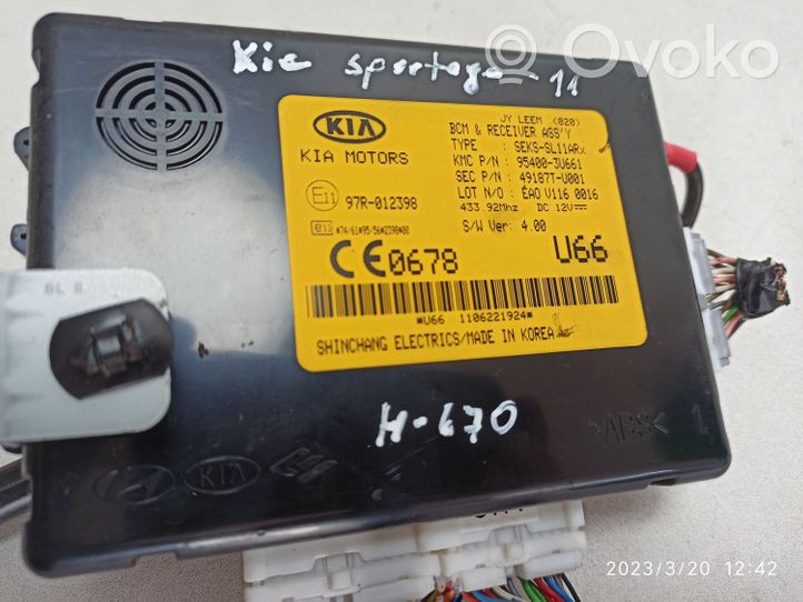 KIA Sportage Oven keskuslukituksen ohjausyksikön moduuli 