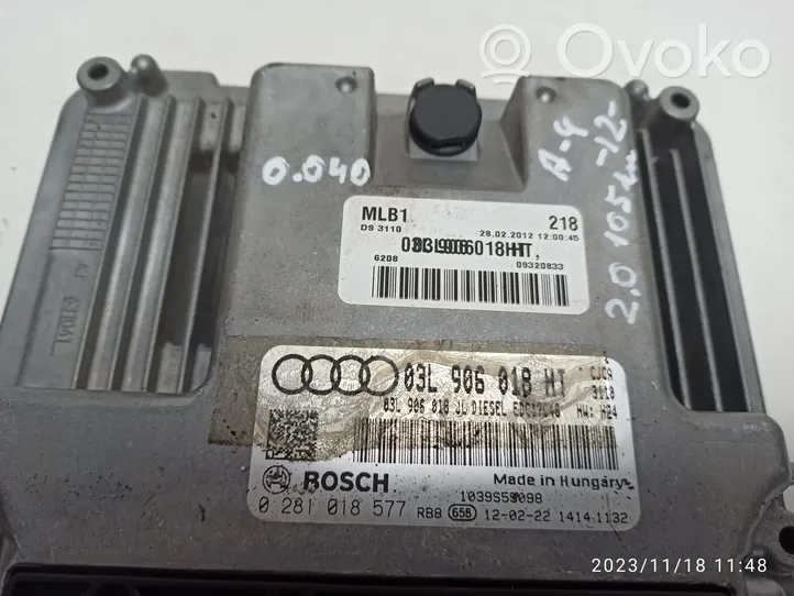 Audi A4 S4 B8 8K Centralina/modulo del motore 