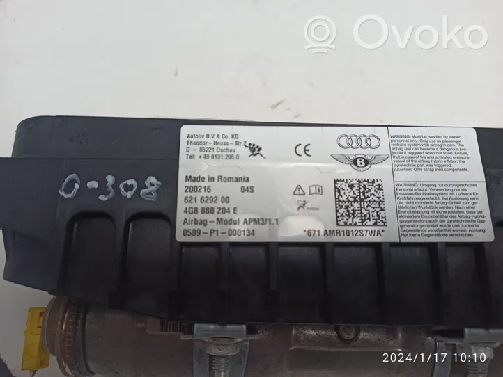 Audi A6 S6 C7 4G Airbag de passager 