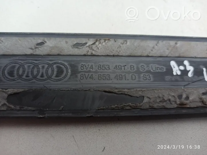 Audi A3 S3 8V Etuoven kynnyksen suojalista 