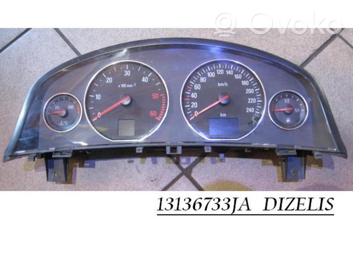Opel Signum Spidometras (prietaisų skydelis) 13136733JA