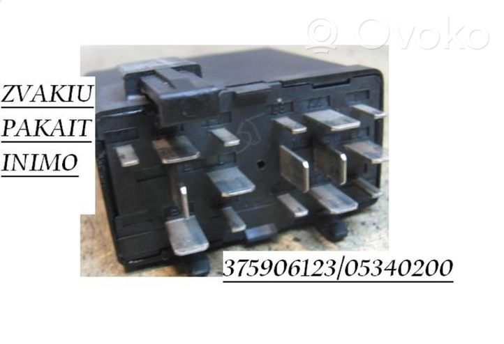 Skoda Fabia Mk2 (5J) Przekaźnik / Modul układu ogrzewania wstępnego 375906123
