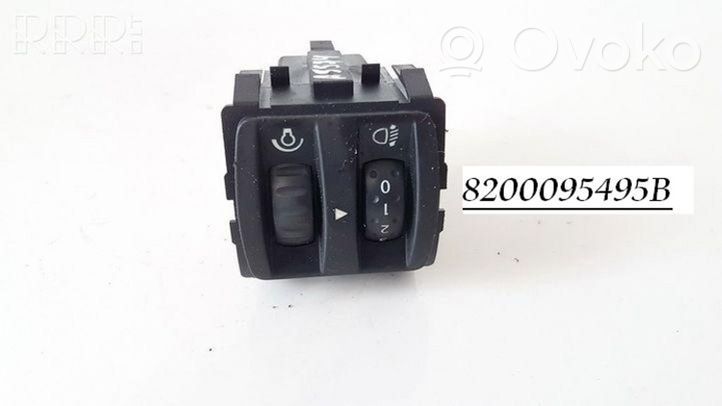 Renault Megane II Interruptor de control de altura del faro delantero 8200095495B