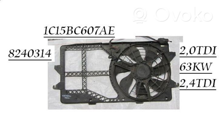 Ford Transit Elektrisks radiatoru ventilators 1C15BC607AE