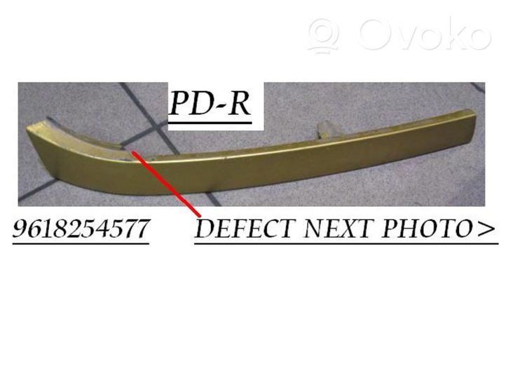 Citroen Berlingo Listwa pod lampę przednią 9618254577