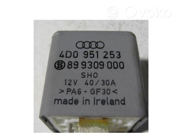 Audi A8 S8 D2 4D Fuel pump relay 4D0951253