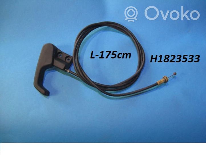 Volkswagen PASSAT B4 Système poignée, câble pour serrure de capot H1823533