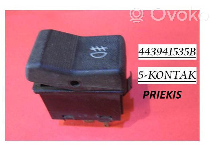 Audi 100 200 5000 C3 Interrupteur antibrouillard 443941535B