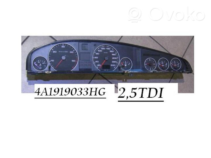 Audi A6 S6 C4 4A Spidometrs (instrumentu panelī) 4A1919033HG