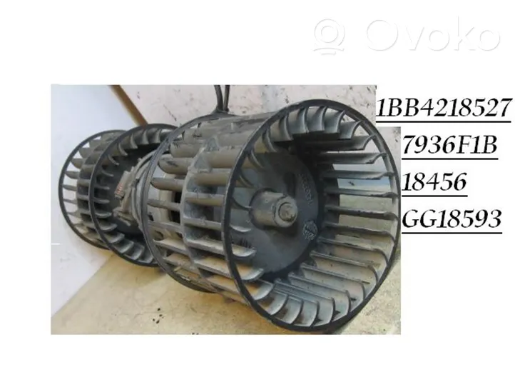 Ford Sierra Ventola riscaldamento/ventilatore abitacolo 7936F1B