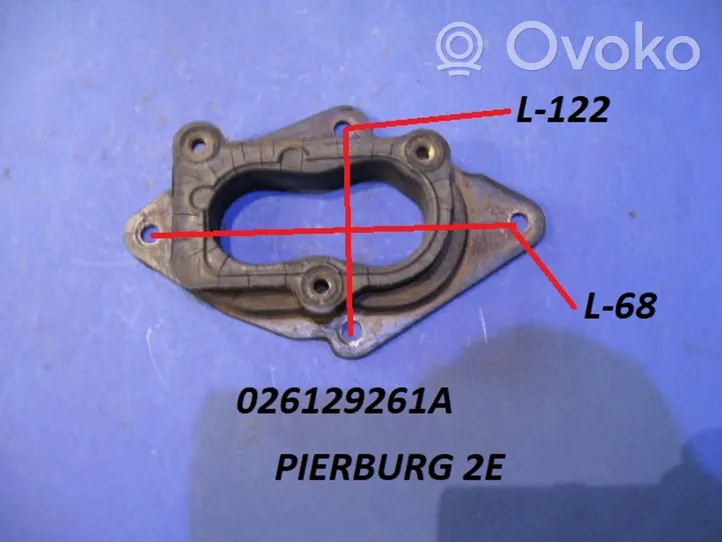 Audi 100 200 5000 C3 Support carburateur / injection monopoint 026129261A