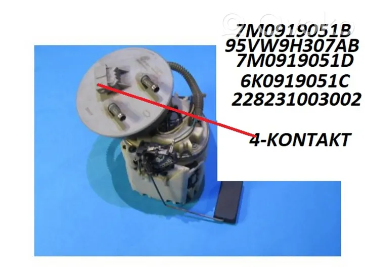 Volkswagen Transporter - Caravelle T4 Kraftstoffpumpe im Tank 7M0919051B